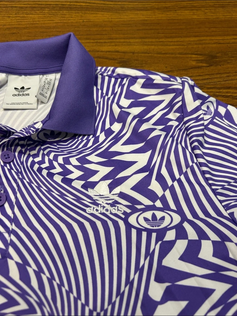 Adidas Rekive All-Over Print Polo Activewear